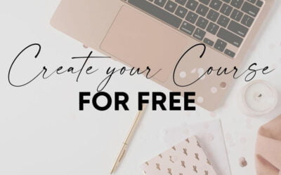 How to create your course without spending a bunch of money